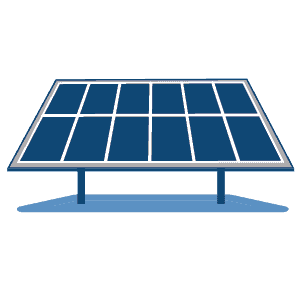 RaVolt - Ground Mounted Solar Panels Icon