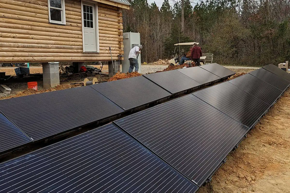 Ravolt Cabin Install with Solar